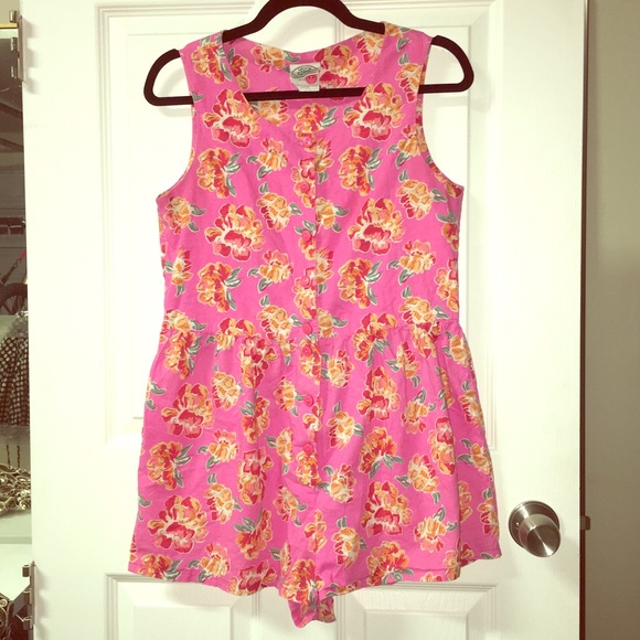 Vintage Other - Vintage Pink Floral Romper Vintage Other - Vintage Pink Floral Romper